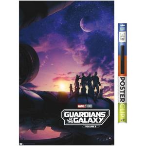imageTrends International Marvel Guardians of the Galaxy Vol 3  Teaser One Sheet Wall Poster 34L x 224W Premium Unframed VersionPremium Poster  Clip Bundle