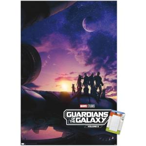 imageTrends International Marvel Guardians of the Galaxy Vol 3  Teaser One Sheet Wall Poster 34L x 224W Premium Unframed VersionPremium Poster  Mount Bundle