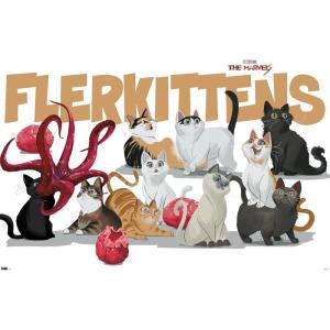 imageTrends International Marvel The Marvels  Flerkittens Wall Poster 34L x 224W Premium Unframed VersionUnframed Version