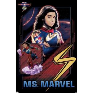 imageTrends International Marvel The Marvels  Ms Marvel Wall Poster 34L x 224W Premium Unframed VersionPremium Unframed Version