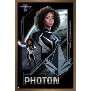 imageTrends International Marvel The Marvels  Photon Wall Poster 34L x 224W Premium Unframed VersionBronze Framed Version