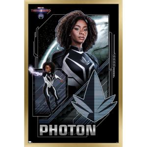 imageTrends International Marvel The Marvels  Photon Wall Poster 34L x 224W Premium Unframed VersionGold Framed Version