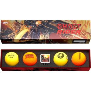 imageVolvik Vivid Marvel Golf Ball Gift Sets 4 PackGhost Rider