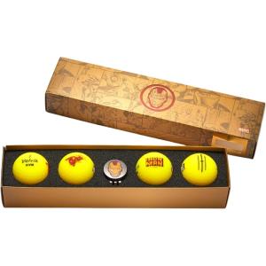imageVolvik Vivid Marvel Golf Ball Gift Sets 4 PackIron Man