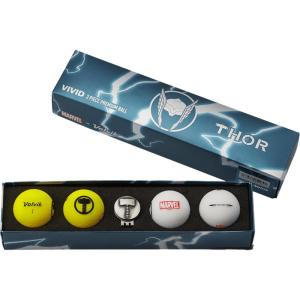 imageVolvik Vivid Marvel Golf Ball Gift Sets 4 PackThor