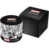 imageCitizen Mens EcoDrive Marvel Avengers Watch Gold Tone with Black Silicone Strap 3Hand Date 44mm Model AW115503W