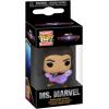 imageFunko POP Keychain The Marvels  Ms Marvel Novelty Keyring  Collectable Mini Figure  Stocking Filler  Gift Idea  Official Merchandise  Movies Fans  Backpack Decor