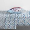 imageJay Franco Kids Sheet Set with Fitted Flat Sheets ampamp Pillow Cover  UltraSoft Bedding with Pillowcase for Room Decor White  Avengers 4 Piece QueenMulti  Spidey  Friends