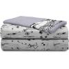 imageJay Franco Kids Sheet Set with Fitted Flat Sheets ampamp Pillow Cover  UltraSoft Bedding with Pillowcase for Room Decor White  Avengers 4 Piece QueenWhite  Nightmare Before Christmas