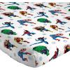 imageJay Franco Kids Sheet Set with Fitted Flat Sheets ampamp Pillow Cover  UltraSoft Bedding with Pillowcase for Room Decor White  Avengers 4 Piece QueenWhite  Avengers