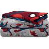 imageJay Franco Kids Sheet Set with Fitted Flat Sheets ampamp Pillow Cover  UltraSoft Bedding with Pillowcase for Room Decor White  Avengers 4 Piece QueenWhite  Spiderman