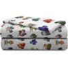 imageJay Franco Kids Sheet Set with Fitted Flat Sheets ampamp Pillow Cover  UltraSoft Bedding with Pillowcase for Room Decor White  Avengers 4 Piece QueenWhite  Monster Jam