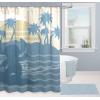 imageJay Franco Marvel Avengers Assembled Shower Curtain ampamp Easy Care Fabric Kids Bath Curtain Official Marvel ProductBlue  Stitch