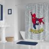 imageJay Franco Marvel Avengers Assembled Shower Curtain ampamp Easy Care Fabric Kids Bath Curtain Official Marvel ProductGrey  Spiderman