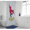 imageJay Franco Marvel Avengers Assembled Shower Curtain ampamp Easy Care Fabric Kids Bath Curtain Official Marvel ProductGrey  Spiderman