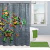 imageJay Franco Marvel Avengers Assembled Shower Curtain ampamp Easy Care Fabric Kids Bath Curtain Official Marvel ProductGrey  Tmnt