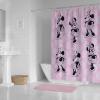 imageJay Franco Marvel Avengers Assembled Shower Curtain ampamp Easy Care Fabric Kids Bath Curtain Official Marvel ProductPink  Minnie Mouse