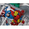 imageJay Franco Marvel Avengers Comic Cool 7 Piece Queen Bed Set  Includes Comforter ampamp Sheet Set  Bedding Features Captain America Spiderman Iron Man Hulk ampamp Thor  Super Soft
