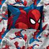 imageJay Franco Marvel Avengers Fighting Team 5 Piece Queen Bed Set  Includes Reversible Comforter ampamp Sheet Set Bedding  Super Soft Fade Resistant Microfiber Official Marvel ProductMulti  Spiderman