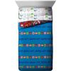 imageJay Franco Marvel Avengers Fighting Team 5 Piece Queen Bed Set  Includes Reversible Comforter ampamp Sheet Set Bedding  Super Soft Fade Resistant Microfiber Official Marvel ProductBlue  Super Hero Adventures