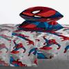 imageJay Franco Marvel Avengers Fighting Team 5 Piece Queen Bed Set  Includes Reversible Comforter ampamp Sheet Set Bedding  Super Soft Fade Resistant Microfiber Official Marvel ProductMulti  Spiderman