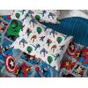 imageJay Franco Marvel Avengers Fighting Team 5 Piece Queen Bed Set  Includes Reversible Comforter ampamp Sheet Set Bedding  Super Soft Fade Resistant Microfiber Official Marvel ProductMulti  Avengers