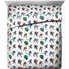 imageJay Franco Marvel Avengers Fighting Team 5 Piece Queen Bed Set  Includes Reversible Comforter ampamp Sheet Set Bedding  Super Soft Fade Resistant Microfiber Official Marvel ProductMulti  Avengers