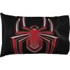 imageJay Franco Marvel Avengers Halo 2 Pack Pillowcase  DoubleSided Kids Super Soft Bedding Features Captain America Hulk Iron Man ampamp SpidermanBlack  Miles Morales