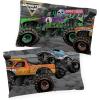 imageJay Franco Marvel Avengers Halo 2 Pack Pillowcase  DoubleSided Kids Super Soft Bedding Features Captain America Hulk Iron Man ampamp SpidermanMulti  Monster Jam