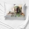 imageJay Franco Marvel Avengers Halo 2 Pack Pillowcase  DoubleSided Kids Super Soft Bedding Features Captain America Hulk Iron Man ampamp SpidermanWhite  Boba Fett