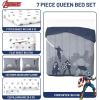imageJay Franco Marvel Avengers Twin Size Comforter Set  5 Piece Bedding Includes Sheet Set ampamp Pillow Covers  Super Soft Cozy Bedding with Captain America Hulk Iron Man and ThorBlue  Avengers 01