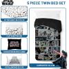 imageJay Franco Marvel Avengers Twin Size Comforter Set  5 Piece Bedding Includes Sheet Set ampamp Pillow Covers  Super Soft Cozy Bedding with Captain America Hulk Iron Man and ThorMulti  Star Wars 01