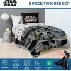 imageJay Franco Marvel Avengers Twin Size Comforter Set  5 Piece Bedding Includes Sheet Set ampamp Pillow Covers  Super Soft Cozy Bedding with Captain America Hulk Iron Man and ThorMulti  Star Wars 01