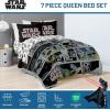imageJay Franco Marvel Avengers Twin Size Comforter Set  5 Piece Bedding Includes Sheet Set ampamp Pillow Covers  Super Soft Cozy Bedding with Captain America Hulk Iron Man and ThorMulti  Star Wars 01