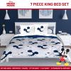 imageJay Franco Marvel Avengers Twin Size Comforter Set  5 Piece Bedding Includes Sheet Set ampamp Pillow Covers  Super Soft Cozy Bedding with Captain America Hulk Iron Man and ThorWhite  Mickey Mouse