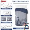imageJay Franco Marvel Avengers Twin Size Comforter Set  5 Piece Bedding Includes Sheet Set ampamp Pillow Covers  Super Soft Cozy Bedding with Captain America Hulk Iron Man and ThorBlue  Avengers 01