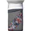 imageJay Franco Marvel Comics 80th Anniversary FullQueen Comforter ampamp Sham Set  Super Soft Kids Reversible Bedding  Fade Resistant Microfiber Official Marvel ProductGray  Spiderman