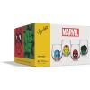 imageJoyJolt Marvel Heroes Stemless Drinking Glasses 19oz Superhero Cups ft Hulk Captain America Spiderman and Iron Man Avengers Glassware Set of 4 Marvel Gifts for Men and WomenMarvel Heroes