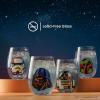 imageJoyJolt Marvel Heroes Stemless Drinking Glasses 19oz Superhero Cups ft Hulk Captain America Spiderman and Iron Man Avengers Glassware Set of 4 Marvel Gifts for Men and WomenStar Wars Cosmic