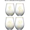 imageJoyJolt Marvel Heroes Stemless Drinking Glasses 19oz Superhero Cups ft Hulk Captain America Spiderman and Iron Man Avengers Glassware Set of 4 Marvel Gifts for Men and WomenDisney Princess