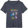 imageMarvel  Venom Bootleg Style TShirtHeather Blue
