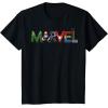 imageMarvel Avengers Character Text Portrait TShirtBlack