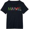 imageMarvel Avengers Character Text Portrait TShirtBlack
