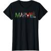 imageMarvel Avengers Character Text Portrait TShirtBlack