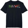 imageMarvel Avengers Character Text Portrait TShirtBlack