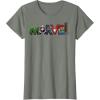 imageMarvel Avengers Character Text Portrait TShirtOlive Heather