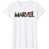 imageMarvel Avengers Character Text Portrait TShirtWhite