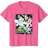imageMarvel Avengers Family Vacation Trip Travel Line Art TShirtPink Heather