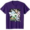 imageMarvel Avengers Family Vacation Trip Travel Line Art TShirtPurple