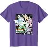 imageMarvel Avengers Family Vacation Trip Travel Line Art TShirtPurple Heather